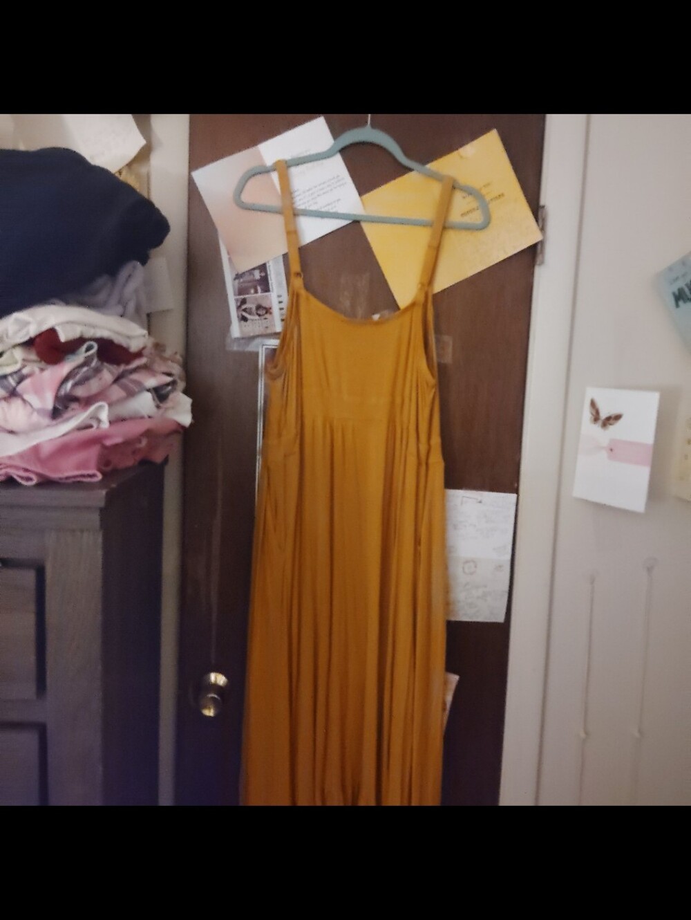 TORRID Super Soft Smocked Bodice Tiered Dress - Golden Glow 3XL - Picture 5 of 10